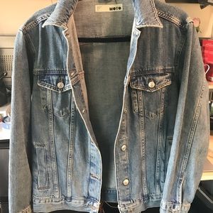 Topshop Moto Denim Jacket
